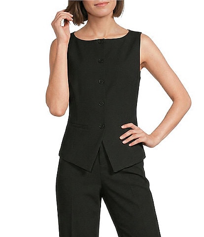 SPANX® WellSuited Stretch Woven Tailored Button Down Vest
