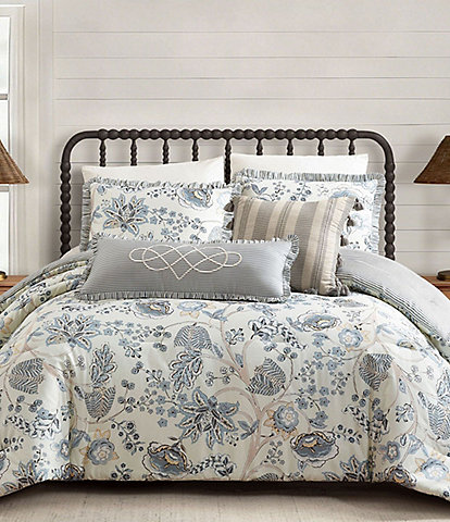 Jonas Hundred Jacobean Floral Mini Reversible Comforter Set