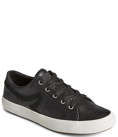 Sperry Sandy Leather Wave Logo Sneakers