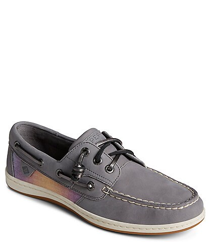 Sperry Songfish Shimmer Leather Boat Shoes