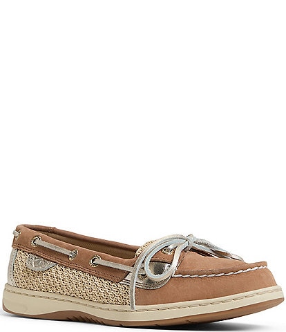 Sperry Women's Angelfish Nubuck and Textile 1-Eye Boat Shoes