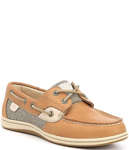 Sperry Top Sider Sandals Womens 6M Flip Flops Flats Gold Brown Leather Slip  On  eBay