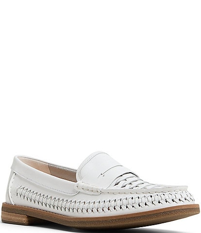 Sperry Women's Seaport Woven Leather Loafers