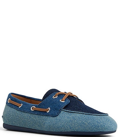 Sperry Women's Slim Boat Colorblock Denim Boat Shoes