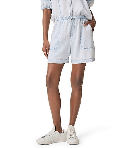 Splendid Angie Indigo Drawstring Shorts