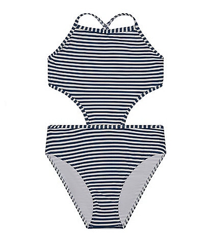 Splendid Big Girls 7-16 Seersucker Stripe One-piece Swimsuit