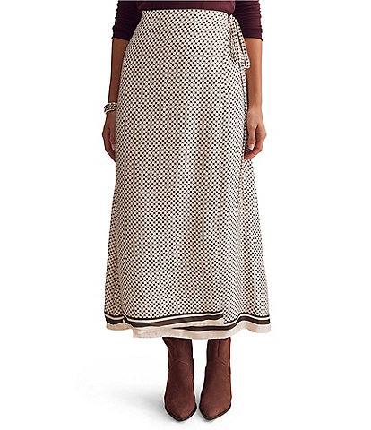 Splendid Cyrus Tie Side Skirt