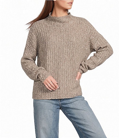 Splendid Ellis Mock Neck Sweater