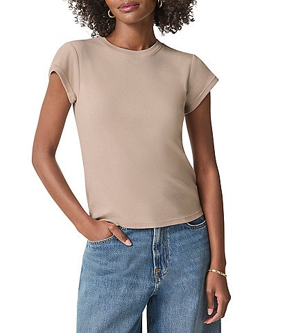Splendid Faye Crew Neck Short Sleeve Tee