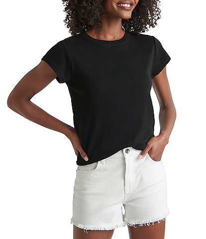 Splendid Faye Crew Neck Short Sleeve Tee
