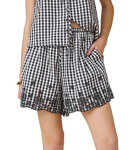 Splendid Gigi Gingham Shorts
