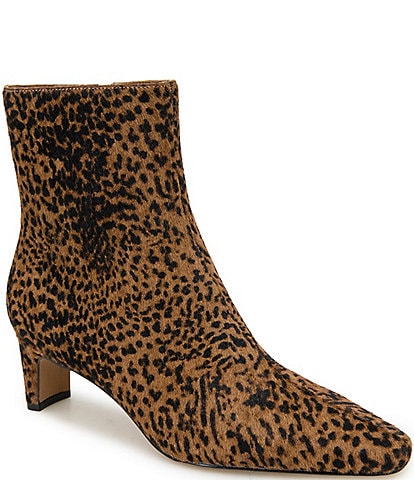 Splendid July Cheetah Print Calf Hair Dress Booties