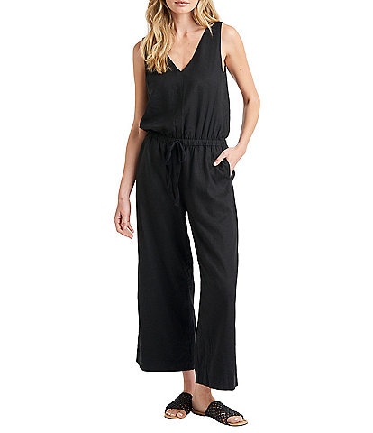 Antonio Melani Evelyn V-Neck Sleeveless Wrap Jumpsuit