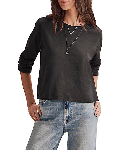 Splendid Louisa Long Sleeve Crewneck Tee