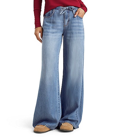 Splendid Lounge Denim Wide Leg Pants