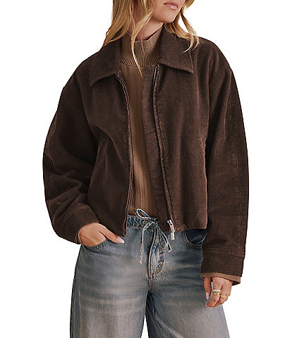 Splendid Parker Corduroy Long Sleeve Jacket