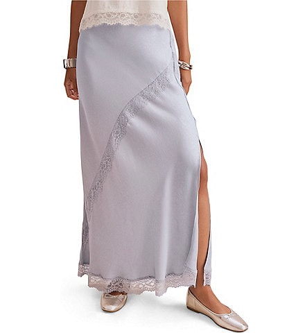 Splendid Penelope Lace Maxi Skirt
