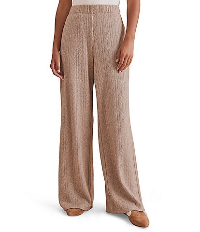 Splendid Sweatersoft Mid Rise Lounge Full Length Pull-On Pants