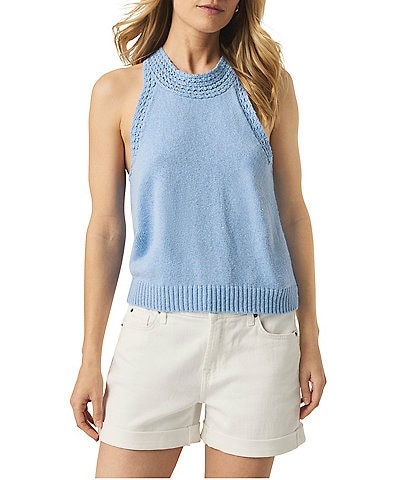 Splendid Talula Knit Crew Neck Sleeveless Tank Top