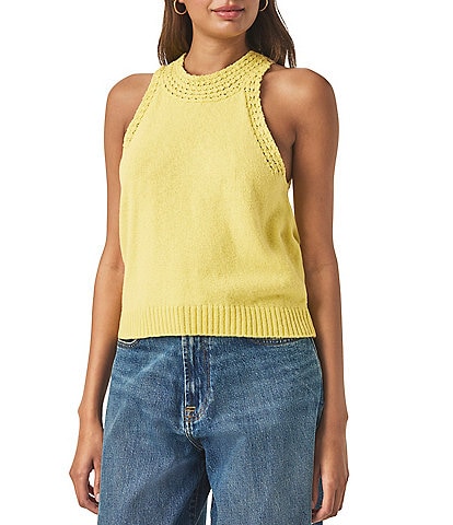 Splendid Talula Knit Crew Neck Sleeveless Tank Top