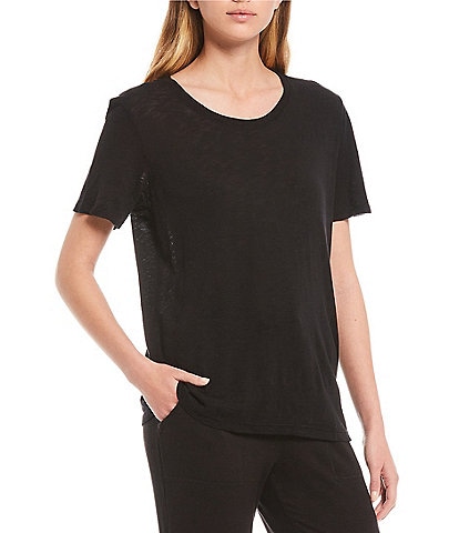 Splendid Zoe Knit Crew Neck Short Sleeve Tee