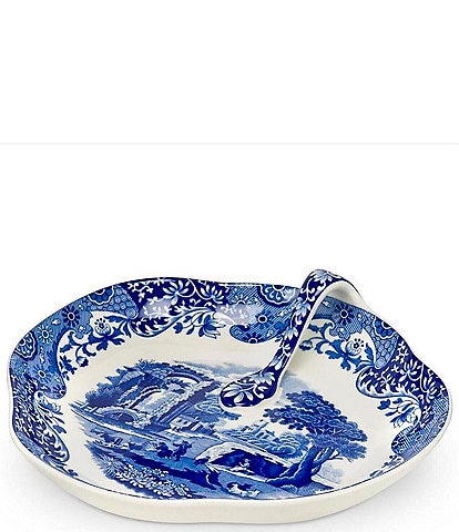 Spode Blue Italian Collection Handled Tray