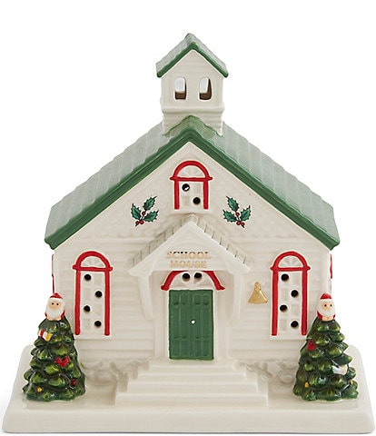 Spode Christmas Tree Christmas Village School House Figurine