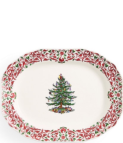 Spode Christmas Tree Yuletide Collection Rectangular Tray