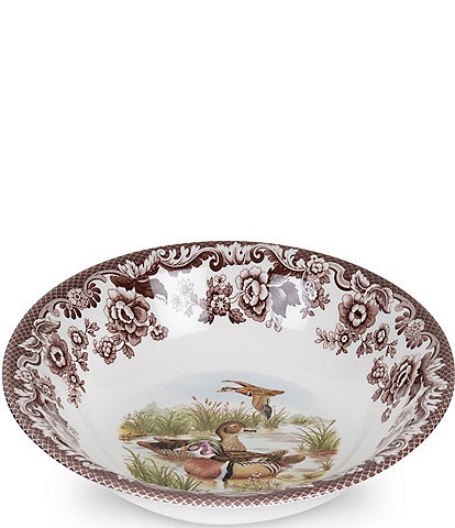 Spode Festive Fall Collection Woodland Ascot Wood Duck Cereal Bowl
