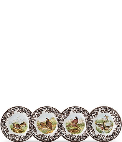 Spode Festive Fall Collection Woodland Canape Plates, Set of 4