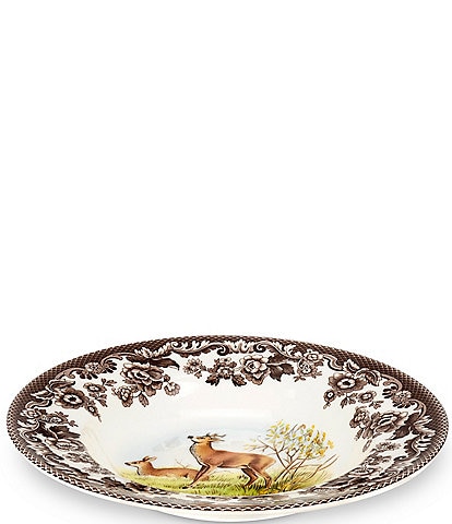 Spode Festive Fall Collection Woodland Deer Soup Plate