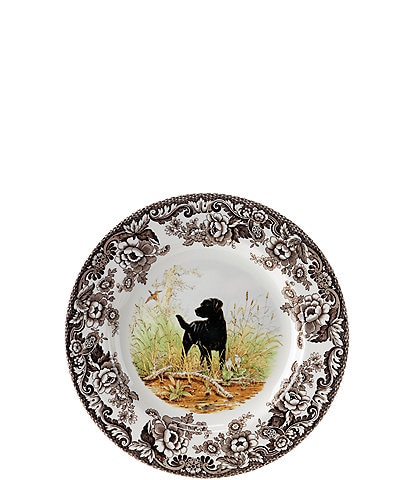 Spode Festive Fall Collection Woodland Hunting Dogs Salad Plate