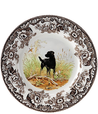 Spode Festive Fall Collection Woodland Hunting Dogs Salad Plate