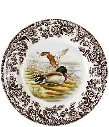 Spode Festive Fall Collection Woodland Mallard Salad Plate