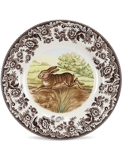 Spode Festive Fall Collection Woodland Rabbit Salad Plate