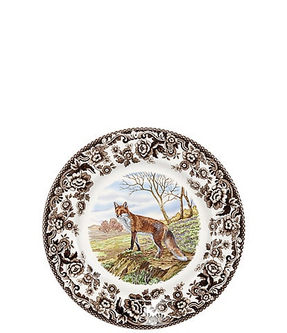 Spode Festive Fall Collection Woodland Red Fox Salad Plate