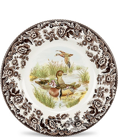 Spode Festive Fall Collection Woodland Wood Duck Dinner Plate