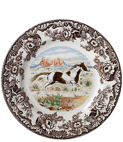 Spode Woodland Collection Dinner Plate American Paint Horse