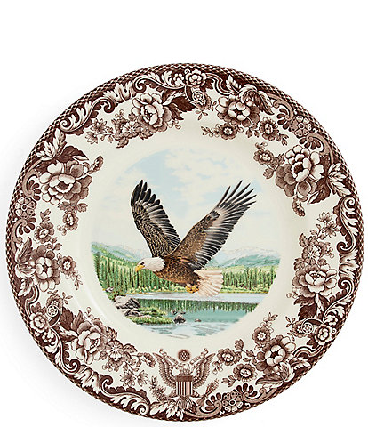 Spode Woodland Collection Eagle 250th Anniversary Dinner Plate
