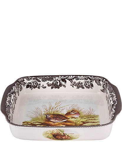 Spode Festive Fall Collection Woodland Handled Baking Dish