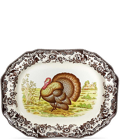 Spode Woodland Turkey Platter