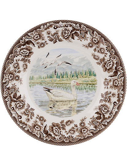 Spode Woodland Snow Goose Salad Plate