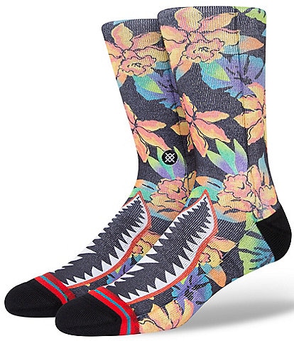 Stance Bomin Floral/Mixed-Media Crew Socks