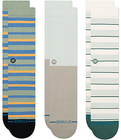 Stance Prep Stripe Crew Socks 3-Pack