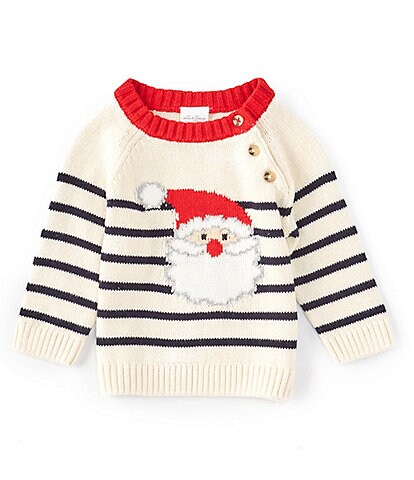 Starting Out Baby Boys 3-9 Months Stripe Santa Pullover