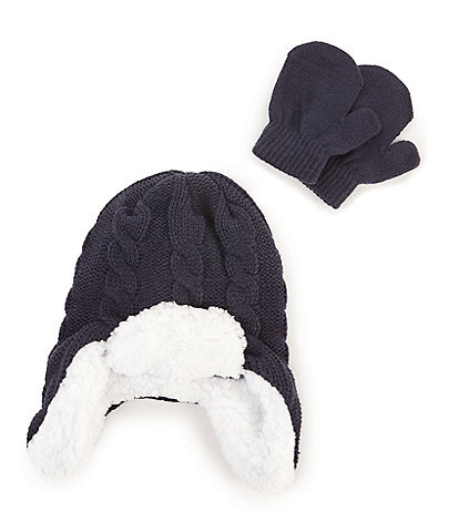 Starting Out Baby Boys Faux-Sherpa Trapper Hat