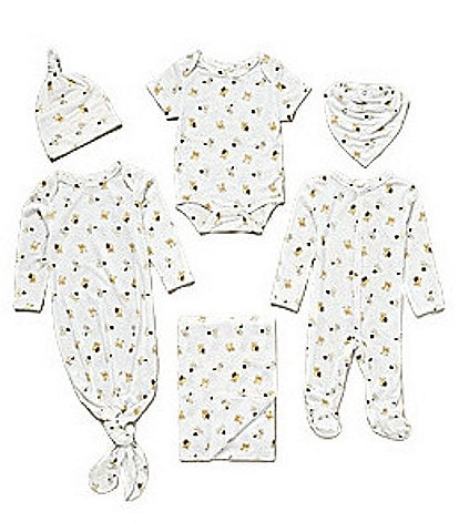 Starting Out Baby Boys Newborn-6 Months Sports Bear 4-Piece Layette Separates Bundle