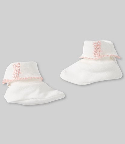 Starting Out Baby Girl Ballet Embroidered Booties