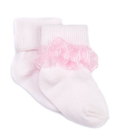 Starting Out Infant Tutu-Trim Anklet Socks 2-Pack