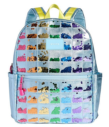 STATE Bags Kids' Kane Quilted Sequin Backpack